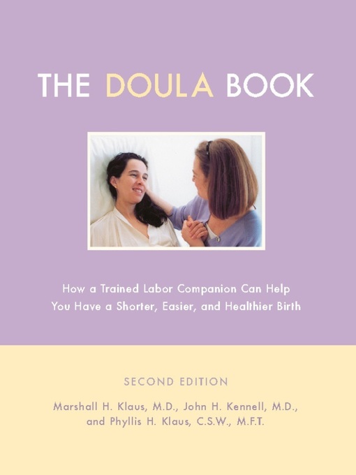 Title details for The Doula Book by Marshall H. Klaus - Available